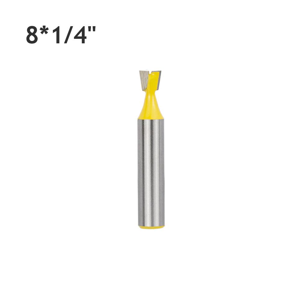 8mm Shank Dovetail Milling Cutter Slotting Woodworking Carving Router Bit for Woodworking Engraving Bit