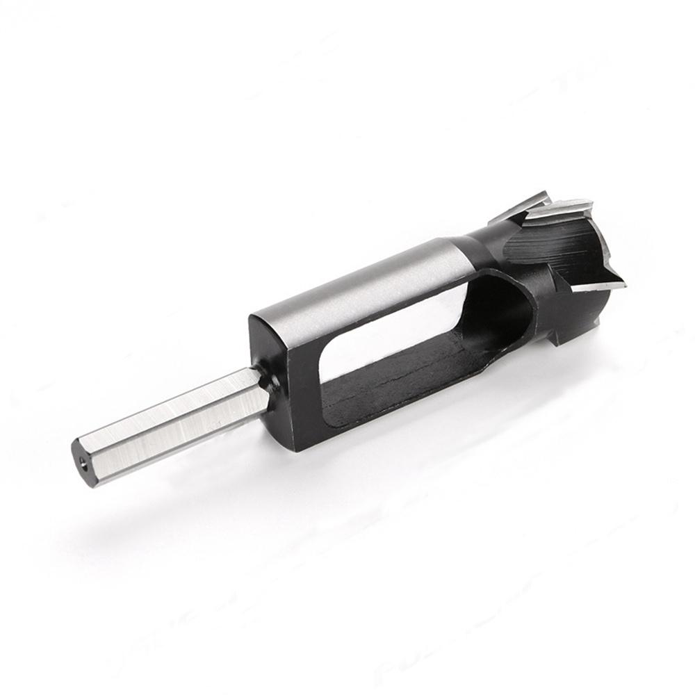 Deep Plug Cutter Drill Bit Set Carbon Steel 56mm Cutting Depth Kit for Precision Woodworking