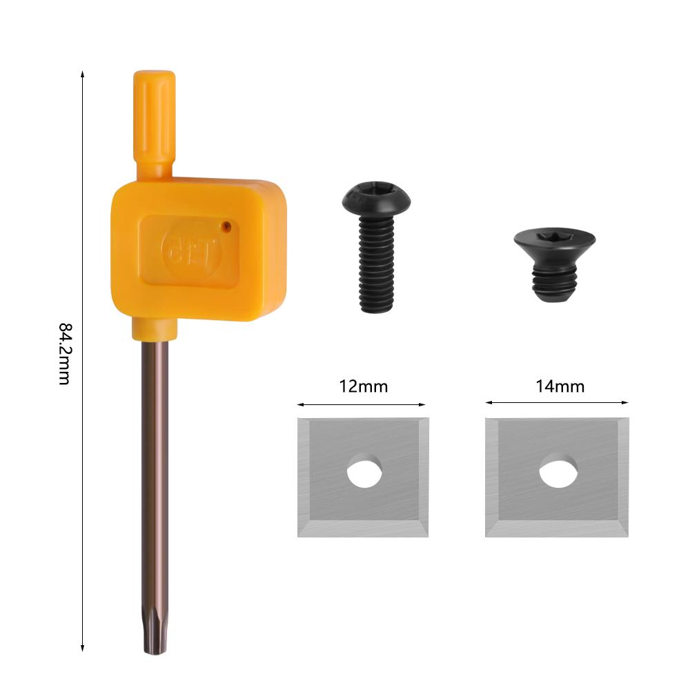 Four-blade 12MM 8MM 1/2 Shank Removable Router Bit  Wood Milling Cutter Planing Tool Woodworking Tools