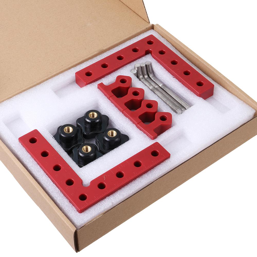 120mm 160mm Woodworking Right Angle Positioning Clamp Woodworking Square Positioning Fastening Tools Corner Ruler