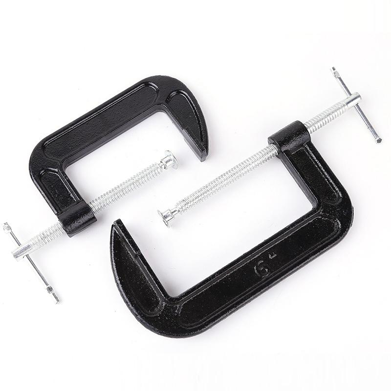 2/3/4/5/6 Inch C Clamp Heavy Duty Steel G Clamp Woodworking Clamp Fixed Fixtures Hardware Tool