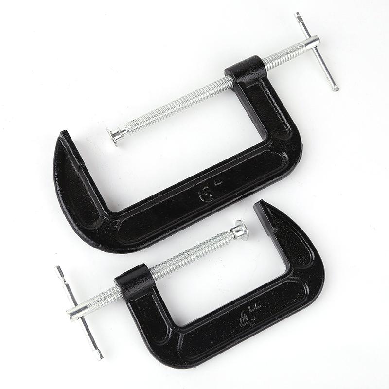 2/3/4/5/6 Inch C Clamp Heavy Duty Steel G Clamp Woodworking Clamp Fixed Fixtures Hardware Tool