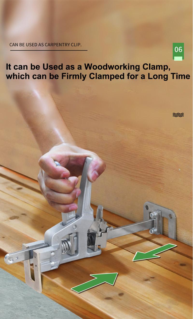 2PCS 12 Inch Heavy-Duty Labor Saving Handle Arm Jack Versatile Drywall Lift Wall Tile Locator and Woodworking Clamp