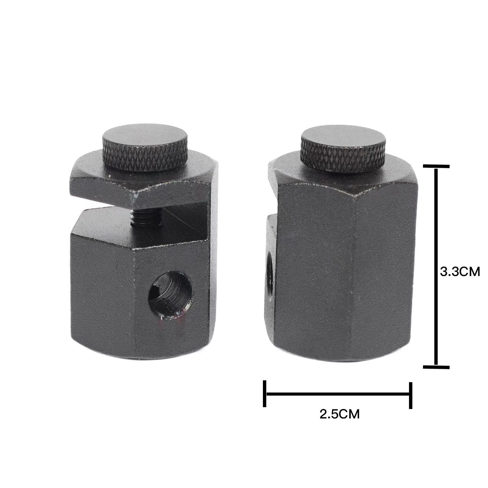 2PCS Tall Stair Gauges Carabiner Stair Guages Knobs Tool for Framing Square With Holder and Accurate Marking Rafter Layout Cutting Guide