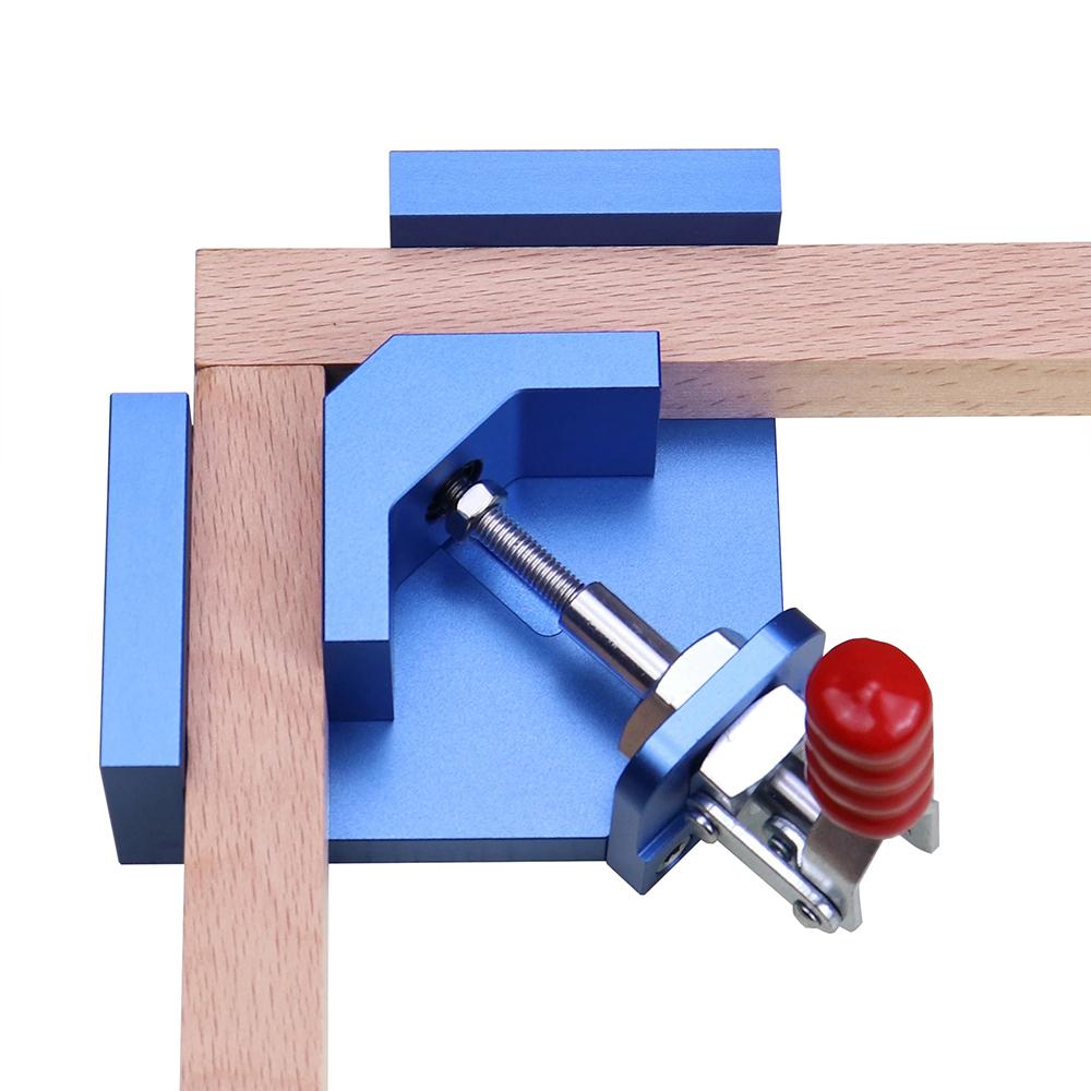 90 Degree Fixture Right Angle Clamp Corner Positioning Squares Woodworking Wood Assembly Toggle Splicing