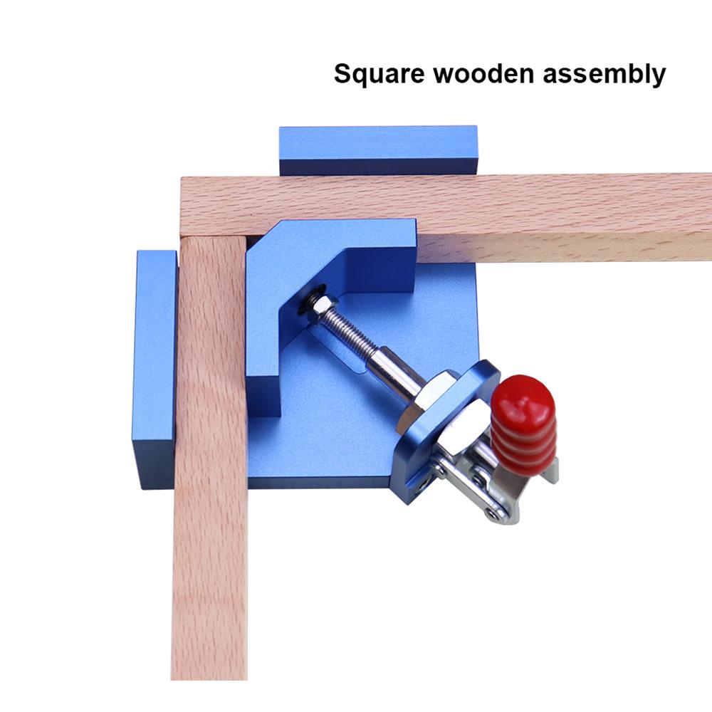 90 Degree Fixture Right Angle Clamp Corner Positioning Squares Woodworking Wood Assembly Toggle Splicing