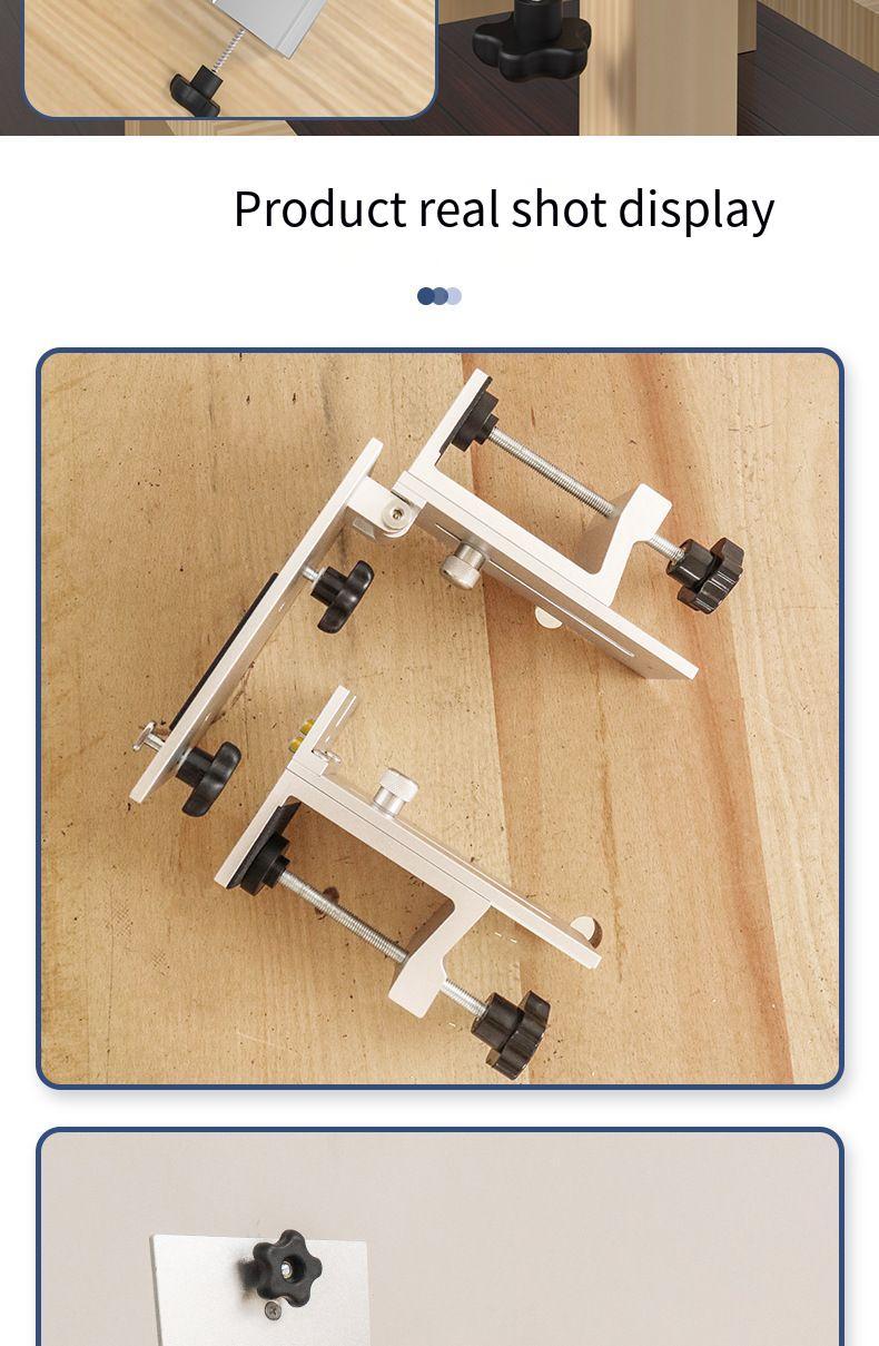Adjustable Rail Lift Clamps Unique Sliding Tenon Design Height Adjustable Ideal for Various Table Heights and Rails Ensures Sturdy