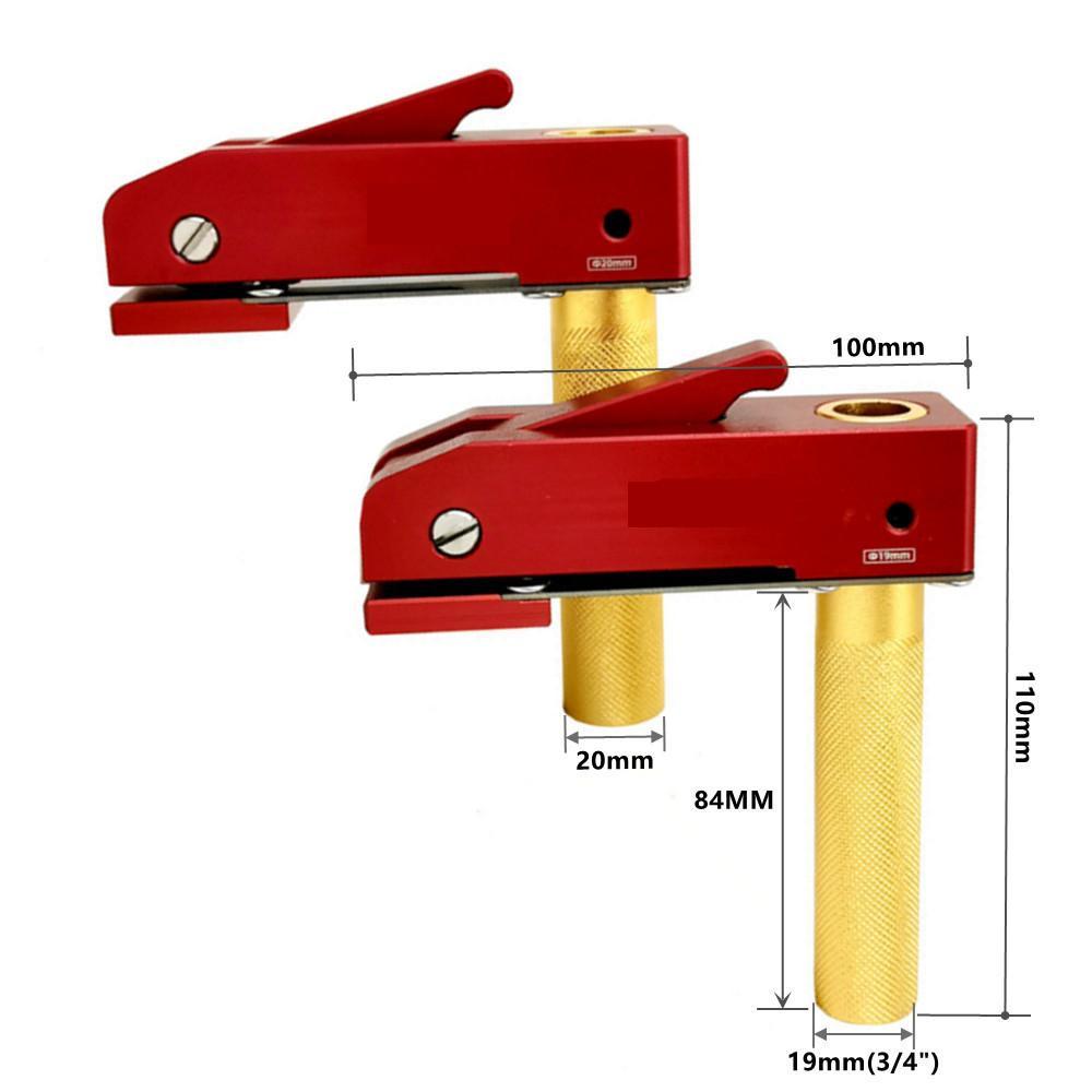 Aluminum Alloy Woodworking MFT Table Hold Down Clamp Woodworking Desktop Presser Quick Acting Fixed Clip