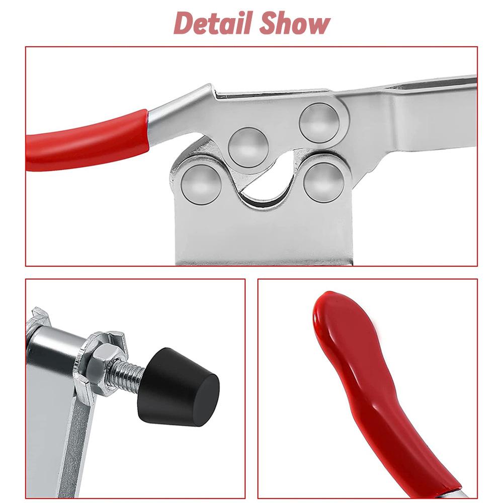 GH 201 Universal Clamp - Quick Release Woodworking Tool with Horizontal Rapid Clamping Hardware and Material Pressing Capability
