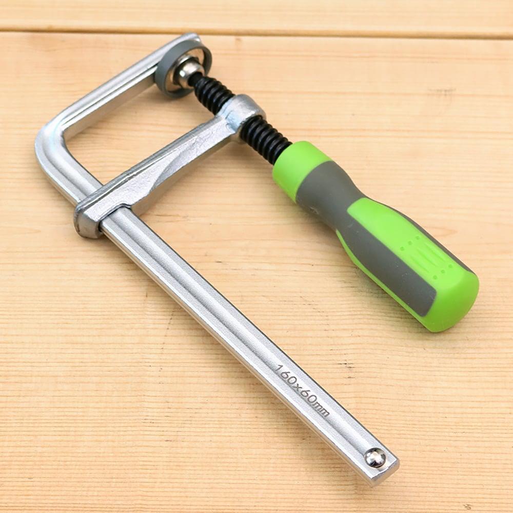 Guide Rail Clamps 120/160/200/300mm With Plastic Handle Screw Action Arm For Woodworking MFT Table Track Saw Rails