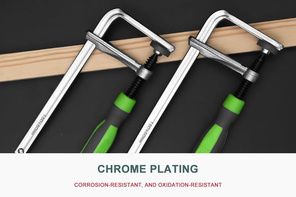 Guide Rail Clamps 120/160/200/300mm With Plastic Handle Screw Action Arm For Woodworking MFT Table Track Saw Rails