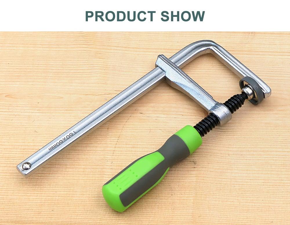 Guide Rail Clamps 120/160/200/300mm With Plastic Handle Screw Action Arm For Woodworking MFT Table Track Saw Rails