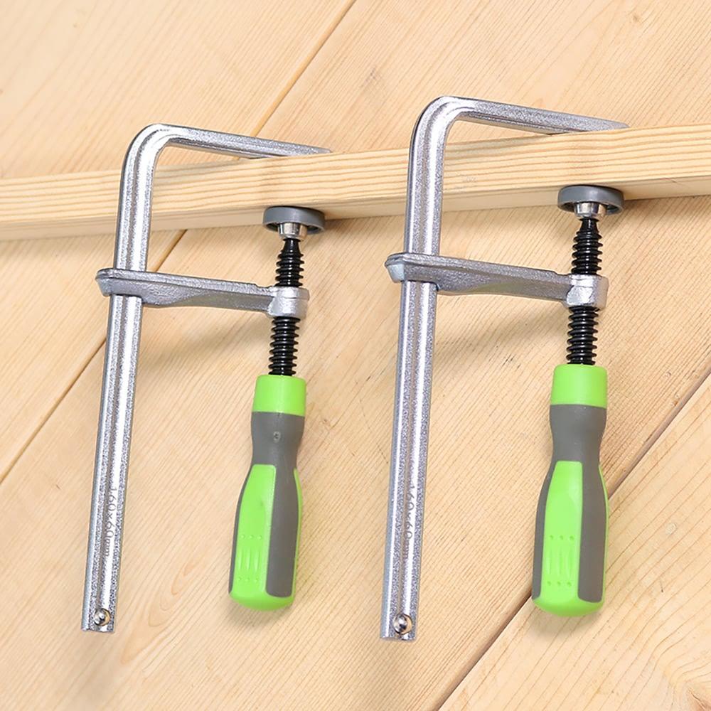 Guide Rail Clamps 120/160/200/300mm With Plastic Handle Screw Action Arm For Woodworking MFT Table Track Saw Rails