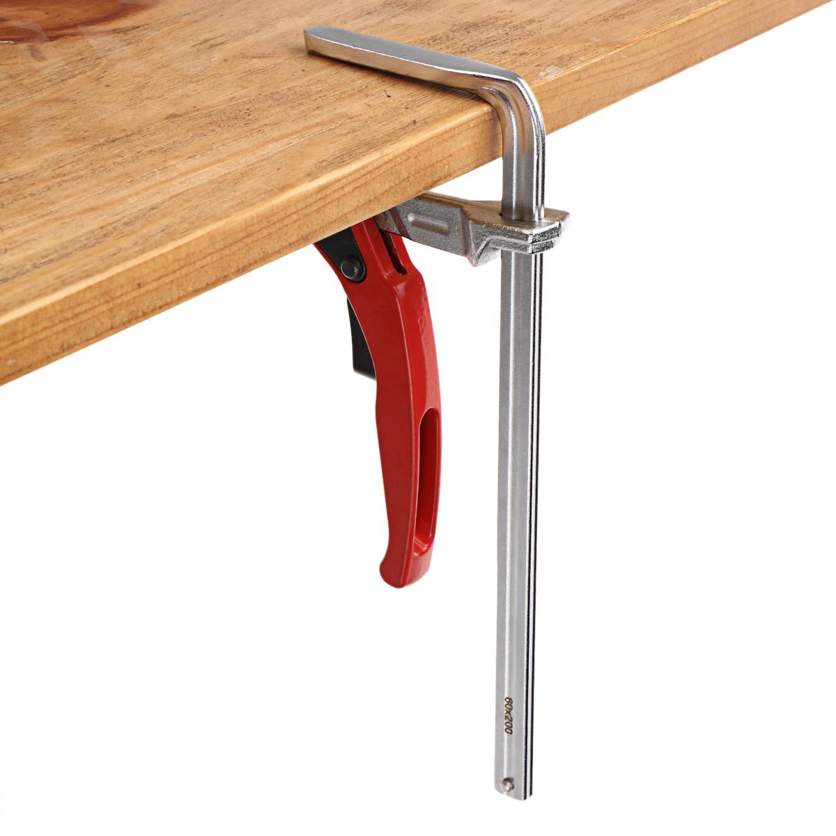 Quick Ratchet Track Saw Guide Rail Clamp MFT Clamp for MFT Table and Guide Rail System 200x60/300x60mm Suitable for Festool