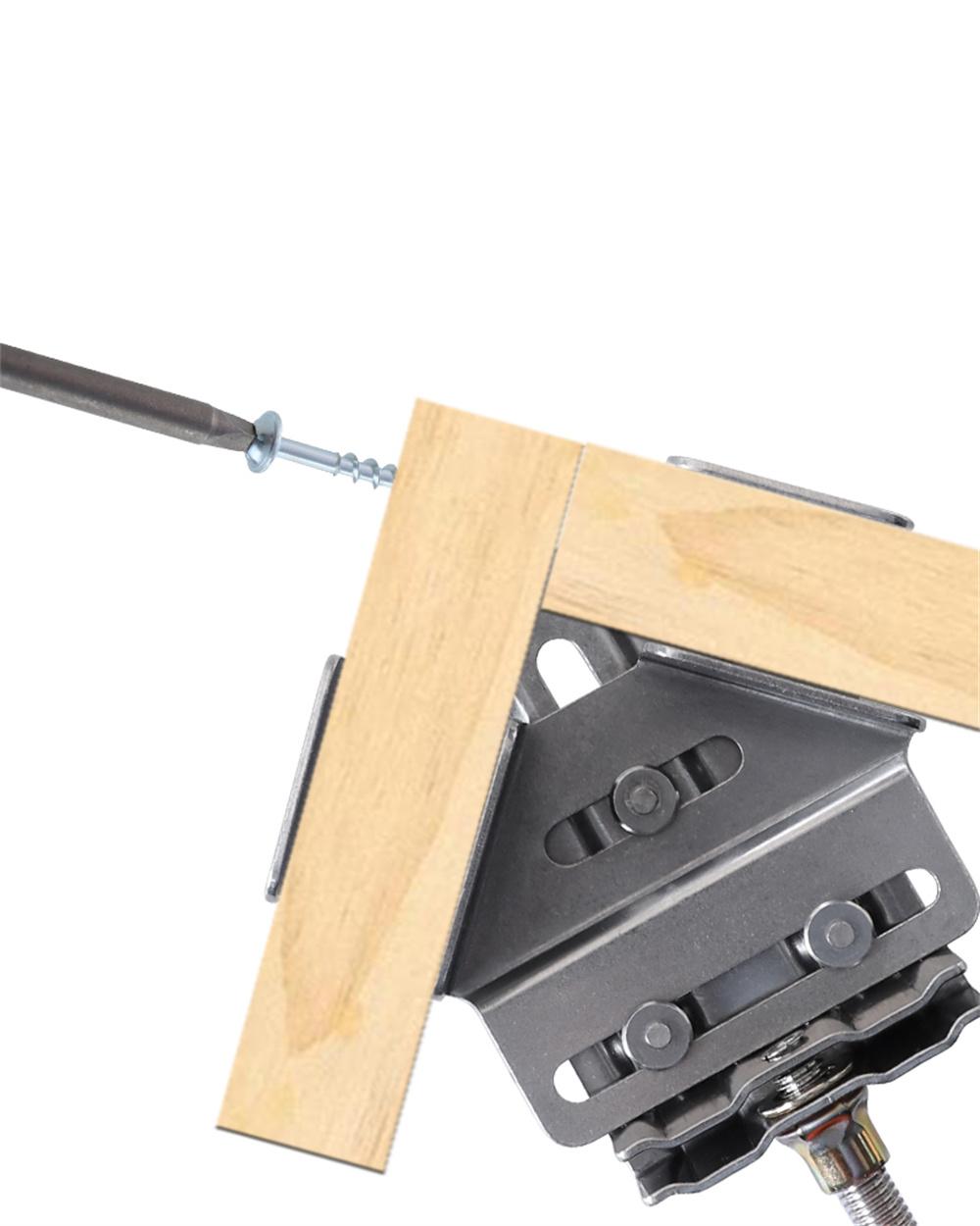 Right Angle Clamp Woodworking Premium Adjustable Clamp for T-L Joints 16mm~35mm Clamping Range Versatile Tool for Precise Joinery