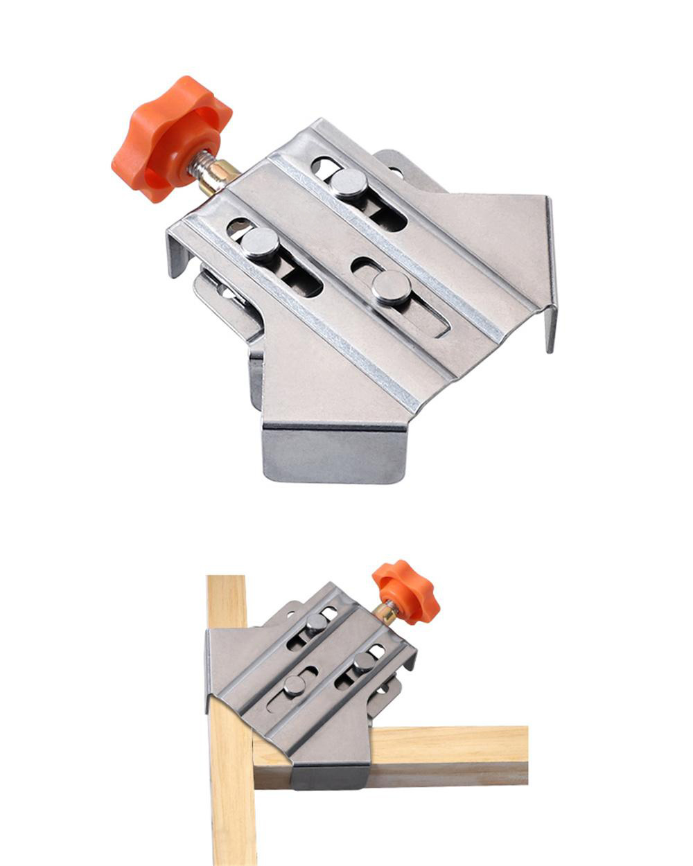 Right Angle Clamp Woodworking Premium Adjustable Clamp for T-L Joints 16mm~35mm Clamping Range Versatile Tool for Precise Joinery
