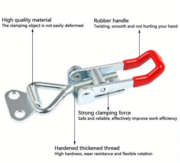 Toggle Latch Clamp GTY BRH 4001 Industrial Metal Buckles with Quick Clamping and Mechanical Locking for Hardware Iron Boxes