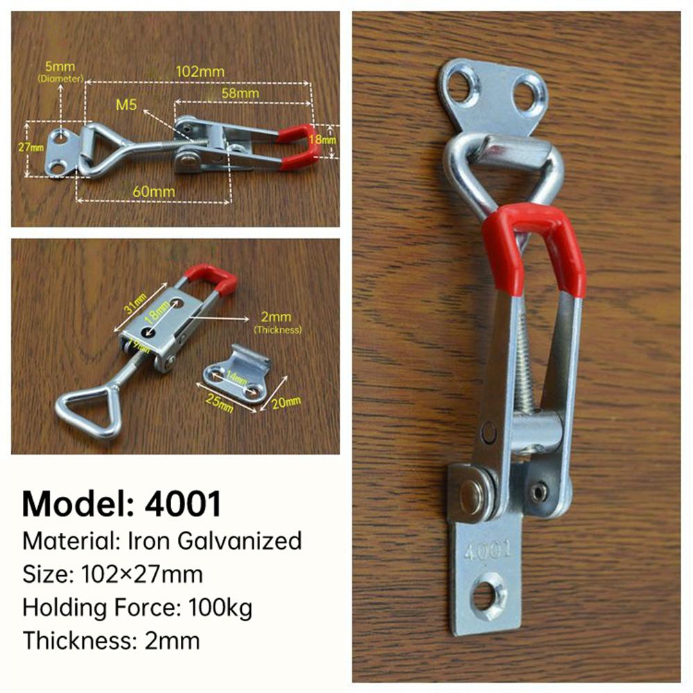 Toggle Latch Clamp GTY BRH 4001 Industrial Metal Buckles with Quick Clamping and Mechanical Locking for Hardware Iron Boxes