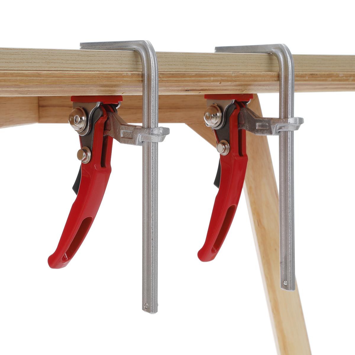 Upgrade Quick Ratchet Track Saw Guide Rail Clamp MFT Clamp for MFT Table and Guide Rail System Woodworking Clamp