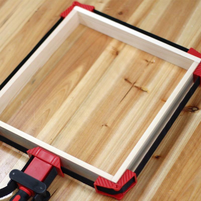 Woodworking Soft Belt Strap Clamp Versatile Durable with Foldable Clamping Blocks Ideal for DIY Projects Round Frame and Irregular Shape Clamping