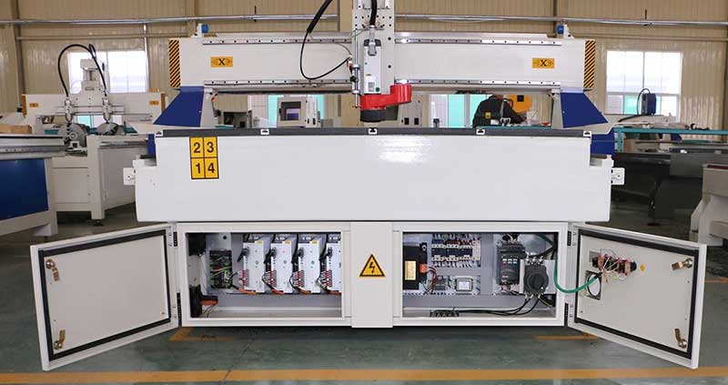 4 x 8 ft CNC Router 5HP  for Woodwork Furniture 3D Carving Machine with Vacuum Table