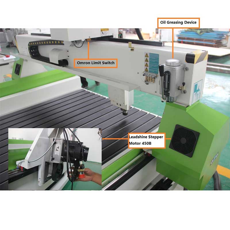 4X8ft CNC Router for Woodwork Furniture Carving and Cutting Servo motor