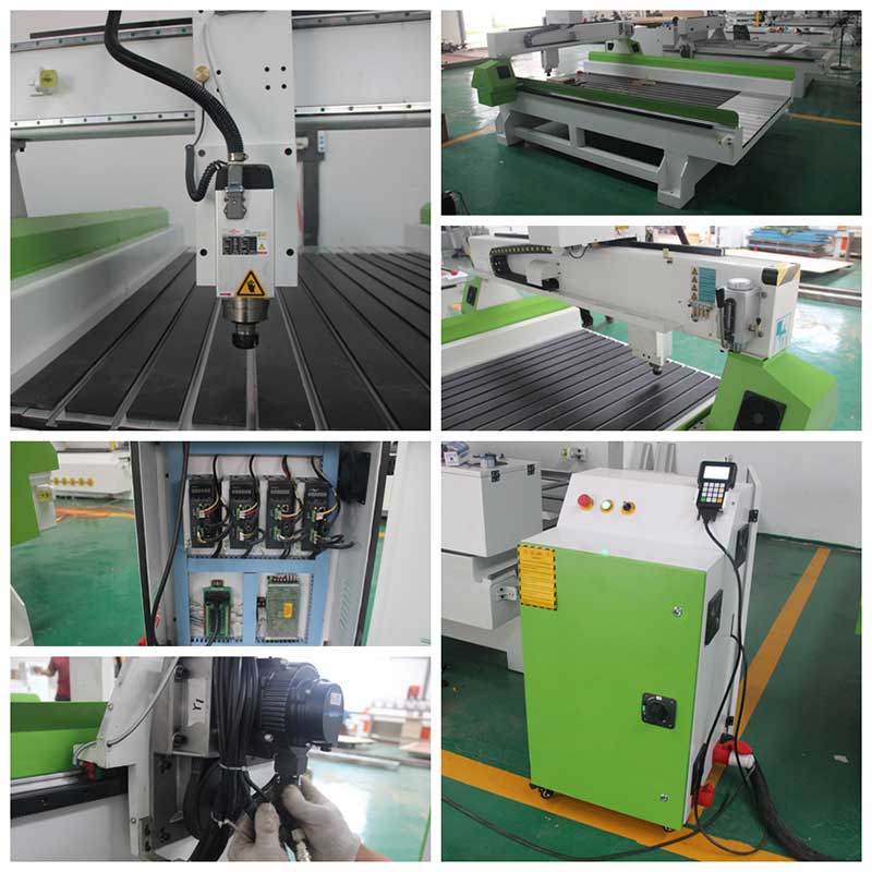 4X8ft CNC Router for Woodwork Furniture Carving and Cutting Servo motor