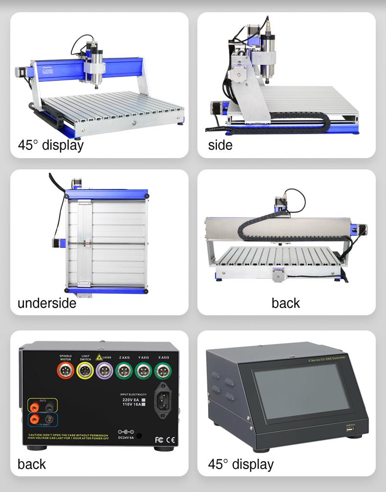 Socoje C4060 15.7' X23.6'  BenchTop CNC Router For Aluminum Wood Deskt
