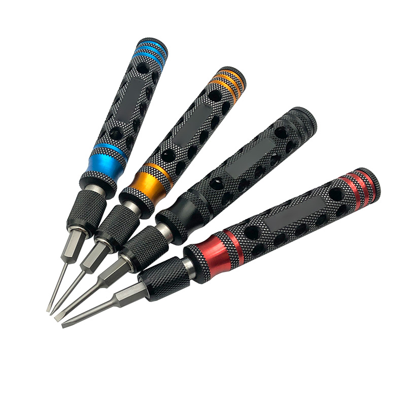 1/4 Inch 6.35mm 8pcs 1.5 / 2.0 / 2.5 / 3.0 / 4.0 / 4.5 / 5.0 /6.0mm Flat Head Screw driver