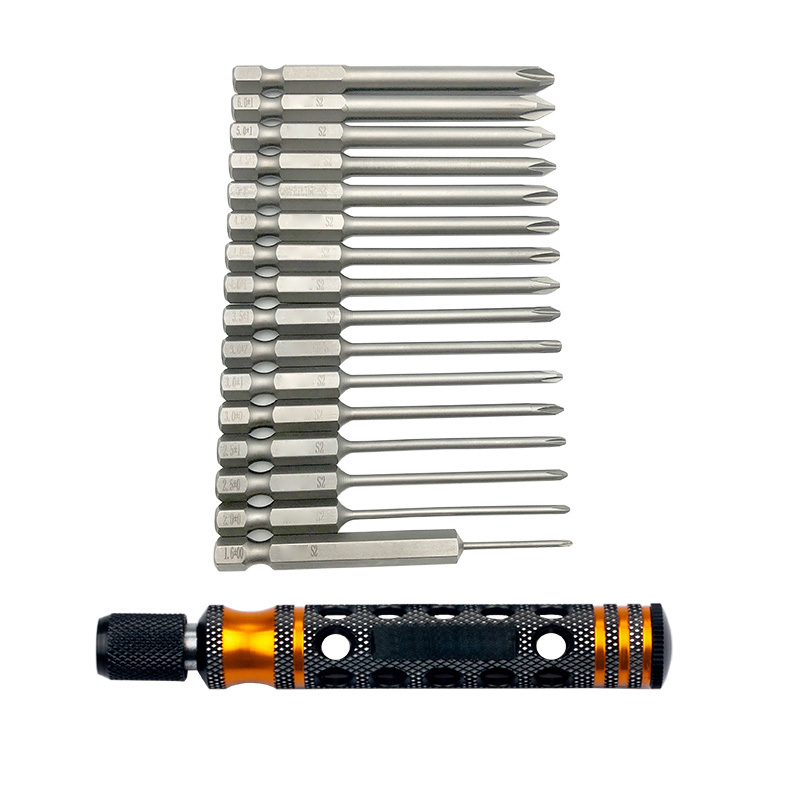 16pcs 1/4 Inch 6.35mm Length 75mm Phillips Screwdriver PH00 PH0 PH1 PH2