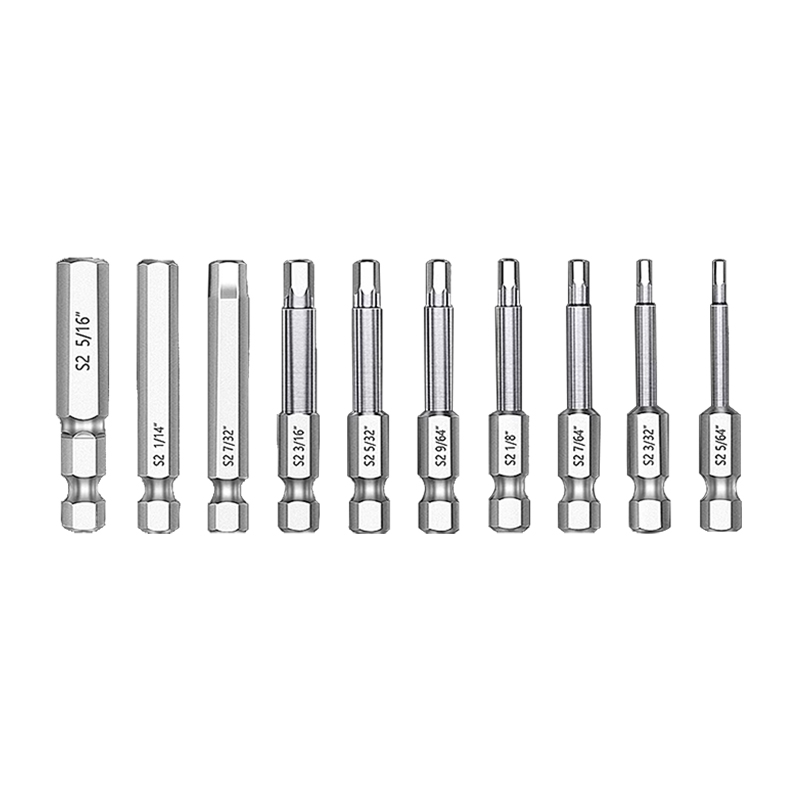 20pcs Hex Head Allen Wrench Drill Bit Set Premium S2 Steel Drill Bit Quick Release Shank Magnetic Screwdriver Bit Set
