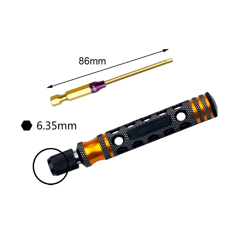 6.35mm 4 in1 Hex Screwdriver 0.05