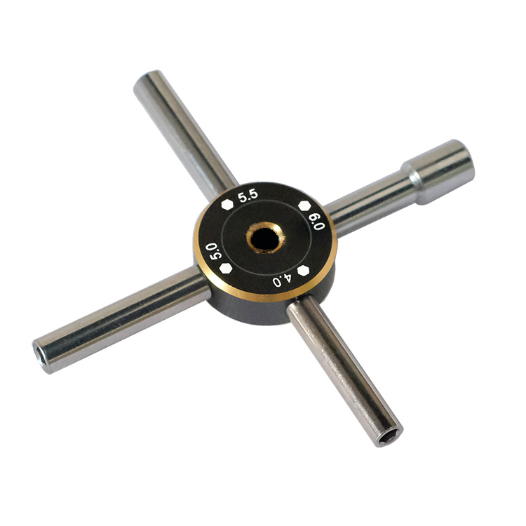 4.0/5.0/5.5/6.0mm Hex Socket Wrench Spanner Nut Key Stainless Steel