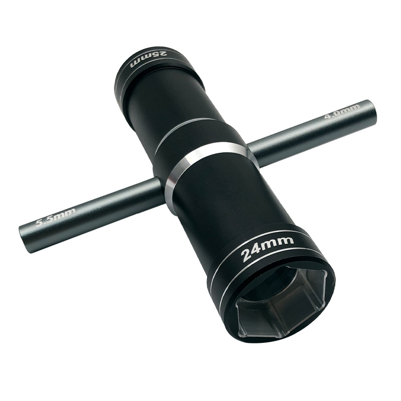 4.0/5.5/24/ 25mm Hex Socket Wrench Spanner Nut Key Stainless Steel