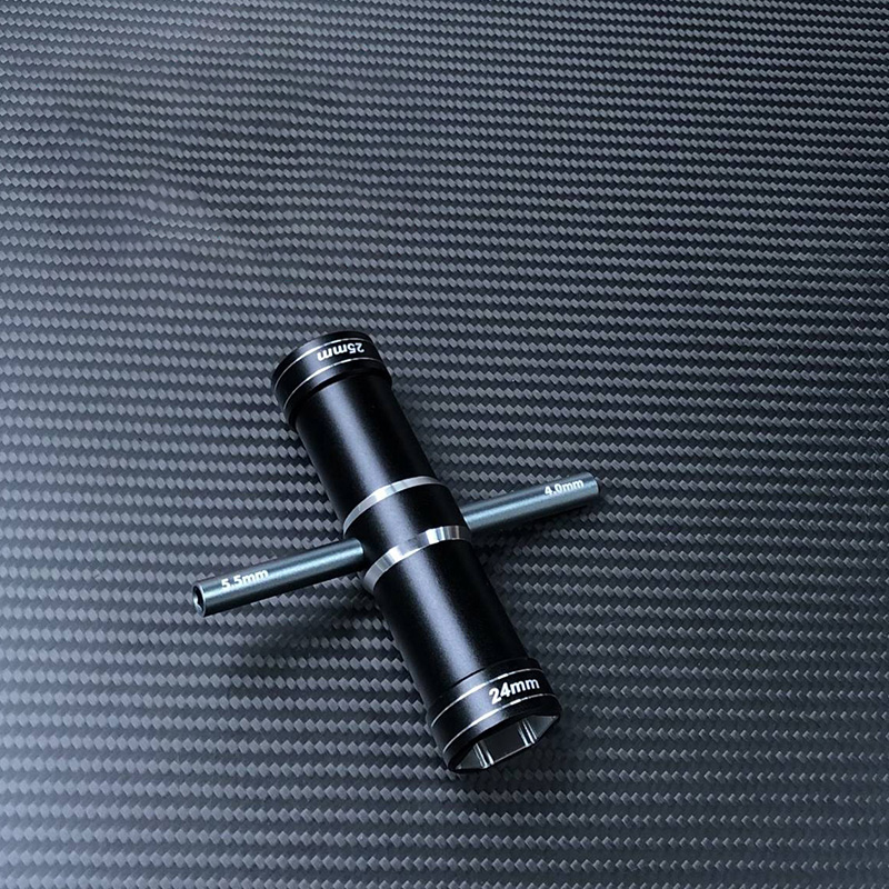 4.0/5.5/24/ 25mm Hex Socket Wrench Spanner Nut Key Stainless Steel