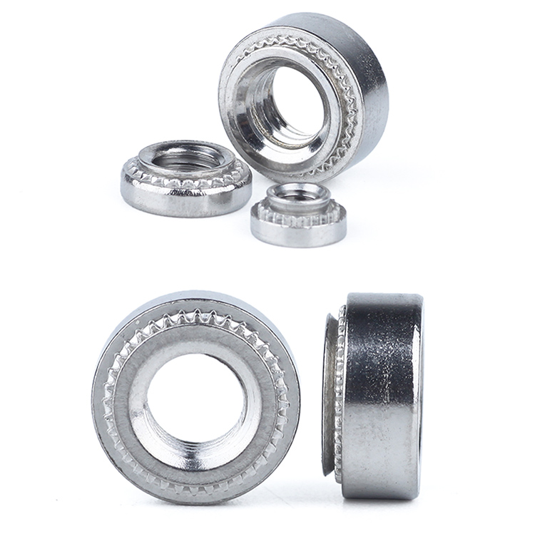 100pcs M3 Stainless Steel Press nut