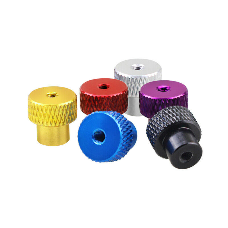 50pcs M3 M4 Blind Hole Hand Nut Aluminum Knurled Step Thumb Nut