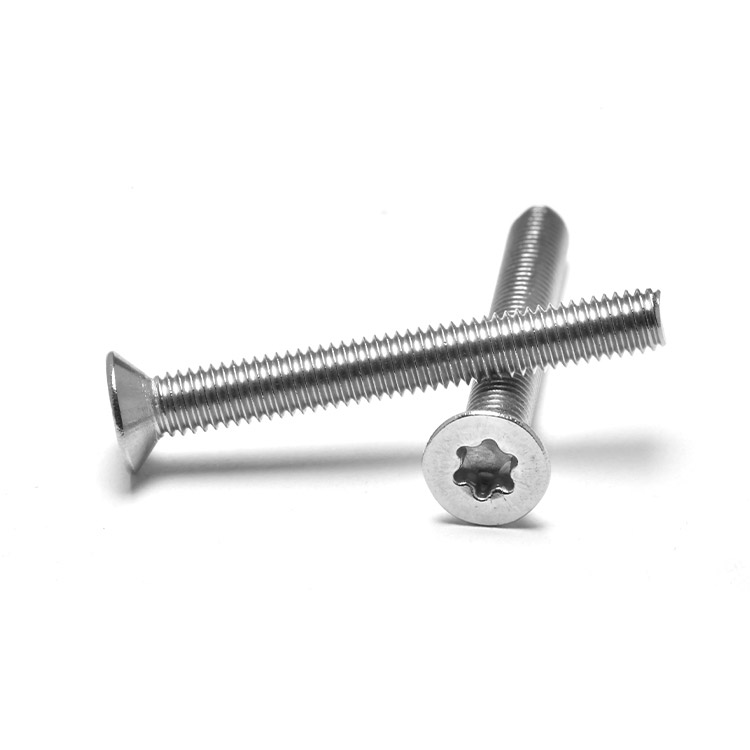 GB2673 ISO14581 SS304 SS316 A2 A4 Stainless Steel Torx Flat CSK Countersunk Head Machine Security Screws