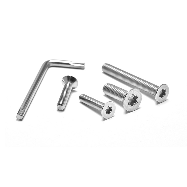 GB2673 ISO14581 SS304 SS316 A2 A4 Stainless Steel Torx Flat CSK Countersunk Head Machine Security Screws