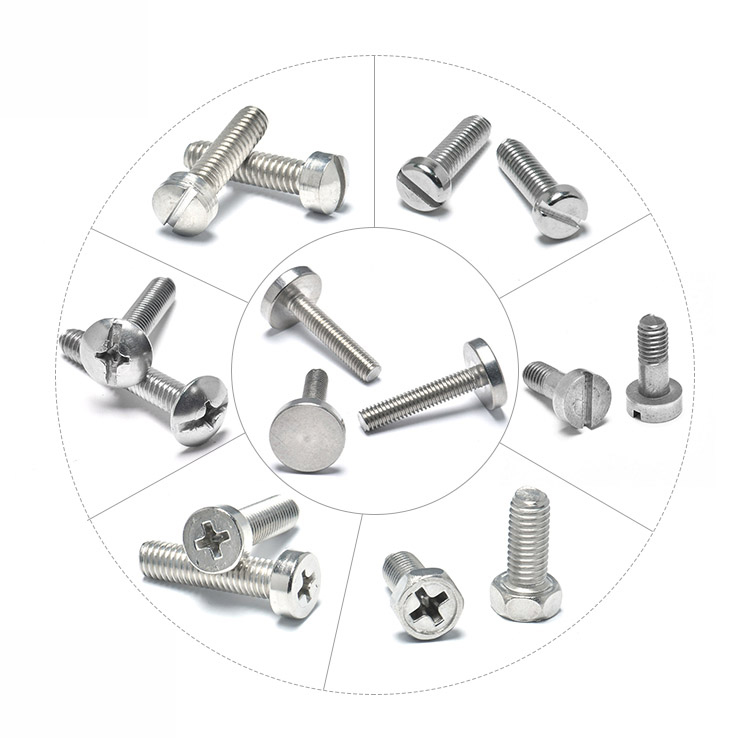 High Quality Machine Screw M2-M16 Stainless Steel Phillips Slot Csk Flat Pan Head Machine Screw