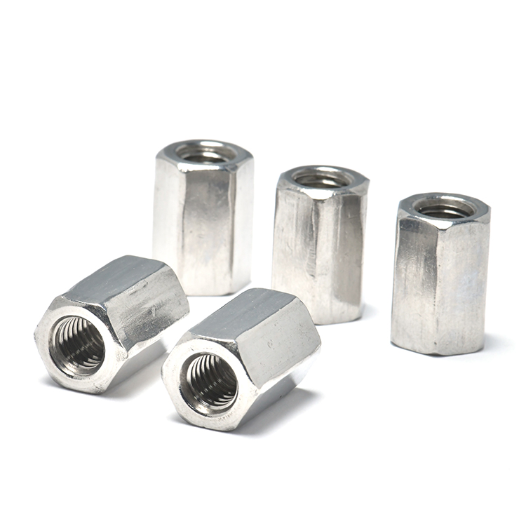 M3 M4 M5 M6 M8 M10 UNC Thread Round Long DIN934 DIN933 Hexagon Head Cap Flange Hex Nuts