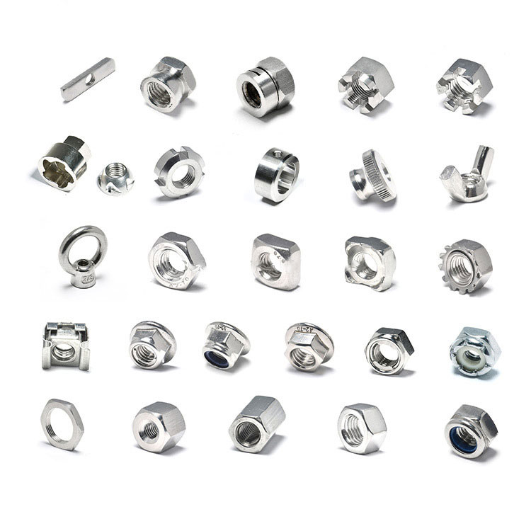 SS304 316 M3 M4 M5 M6 M8 DIN934 Long Weld Hexagon Coupling Cap Flange Hex Nut