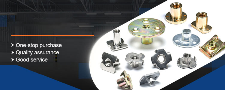 M6 Steel Two Holes Slab Base Weld T-Nuts