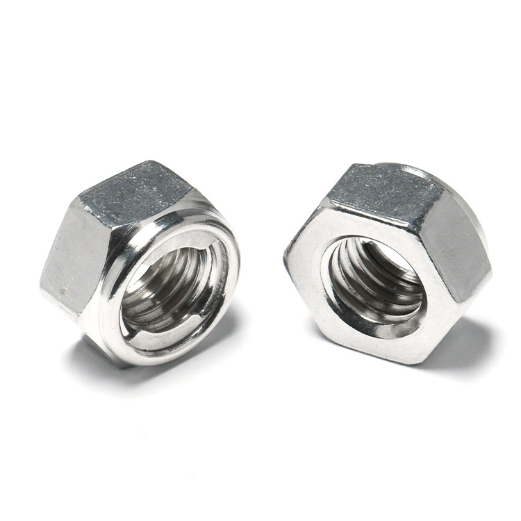 Stainless Steel SS 304 DIN980M Bolt Screw Insert Hexagon Lock Nuts