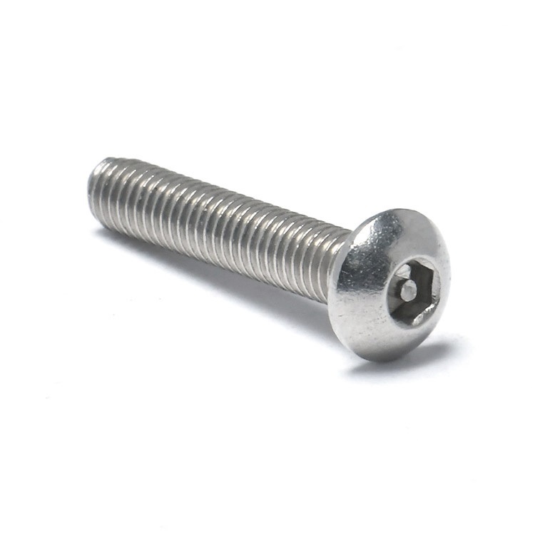Stock Size Anti-theft SS304 Hex Driver Socket with Pin Button Head M5 M6 M8 Security Screw 1500Pcs