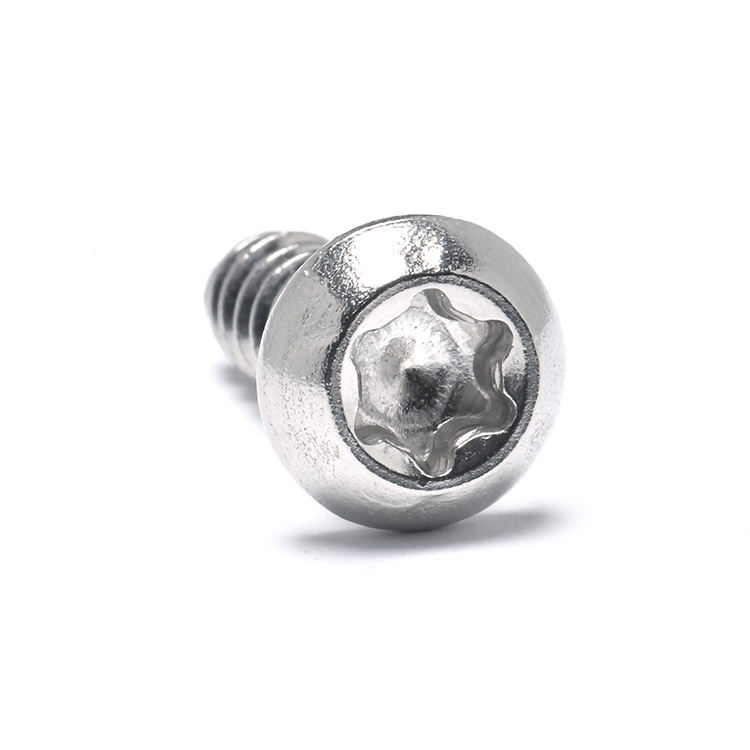 Supply High Quality Carbon Steel Stainless Steel  Security PT Torx Button Head Torx Pin Screws