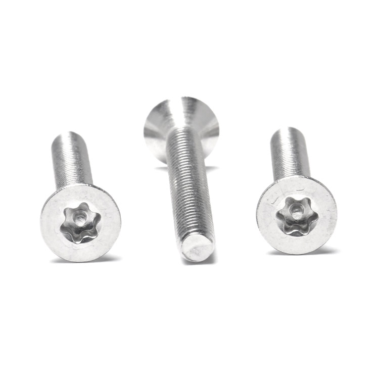 Supply Stainless Steel SS304 SS316 Countersunk Head Torx Screw Machine Screw With Pin