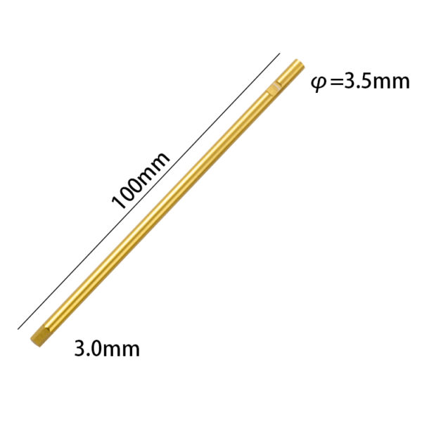 Titanium Hex Driver Bits 1.5,2.0,2.5,3.0mm