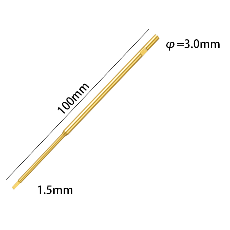 Titanium Hex Driver Bits 1.5,2.0,2.5,3.0mm