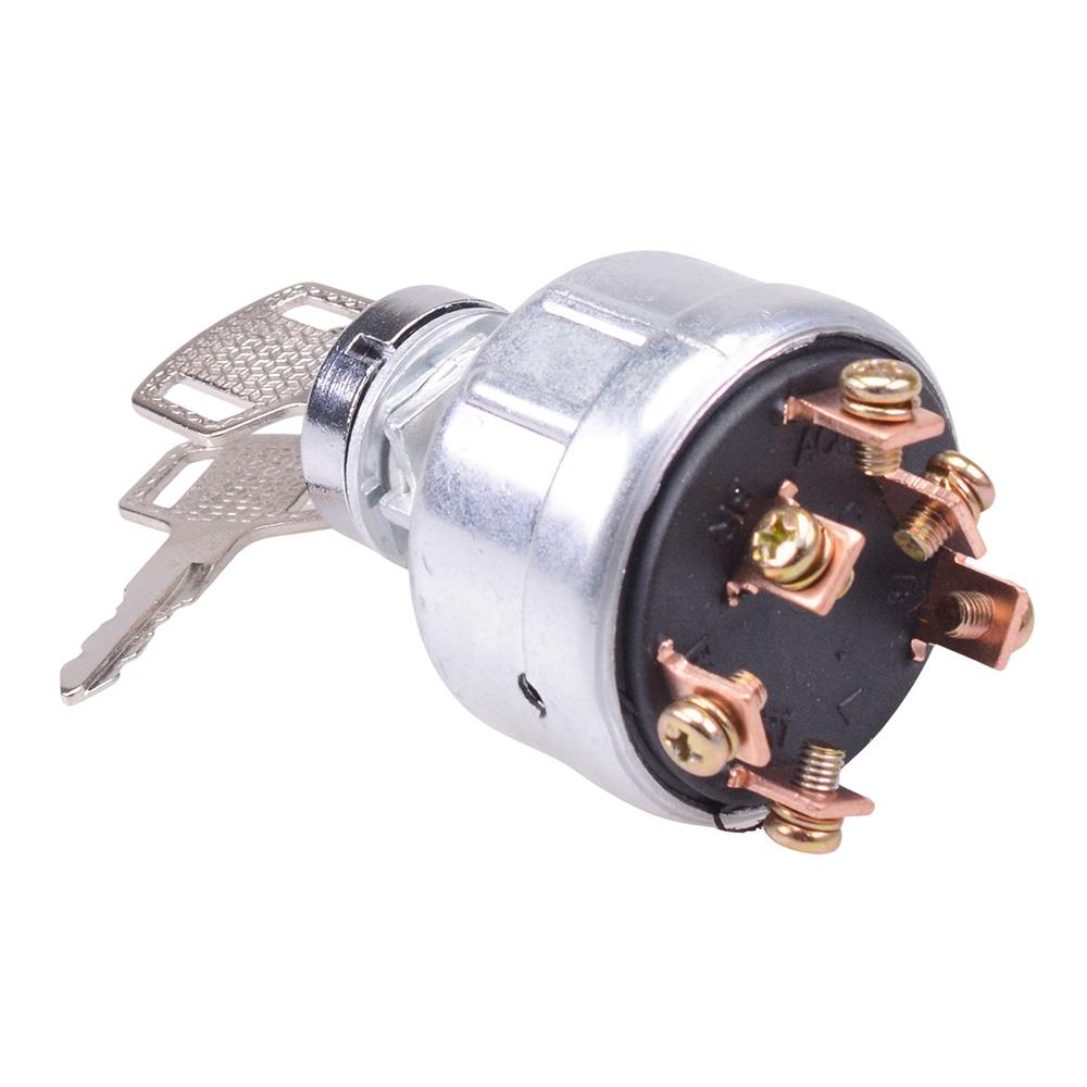Automotive Off-On-(On) 19mm Starter Key Ignition Switch Screw Terminals